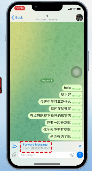 点击对话框中的文件